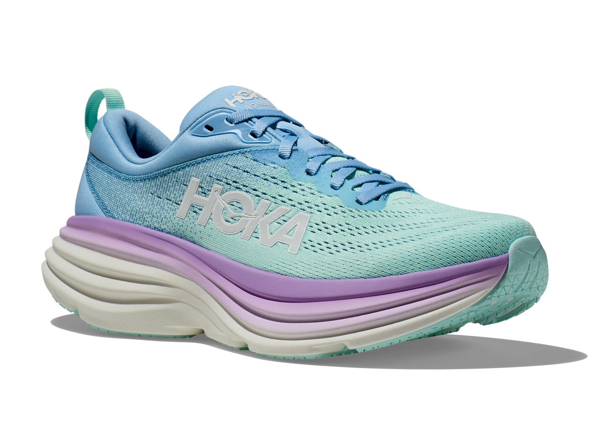HOKA ONE ONE Women's Bondi (Wide) 8 neutral road running shoe