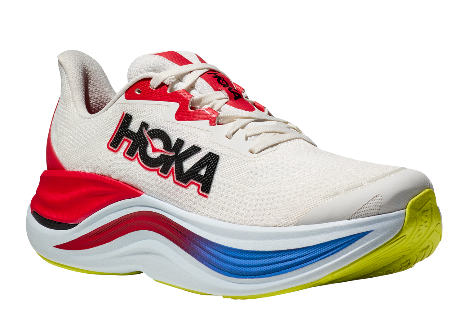 Hoka Men's Skyward X plush neutral road running shoe with carbon fiber plate