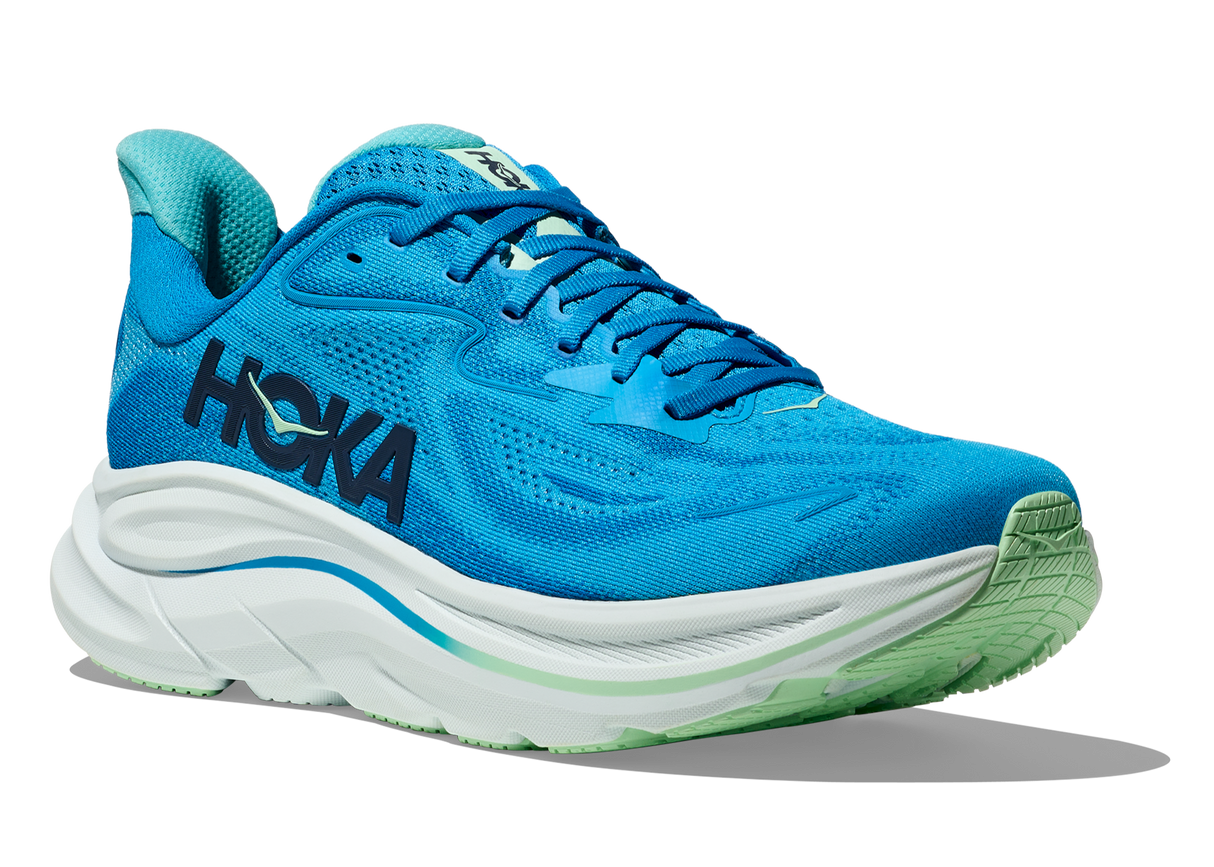 HOKA Men's Clifton 10 cushioned lightweight road running shoe