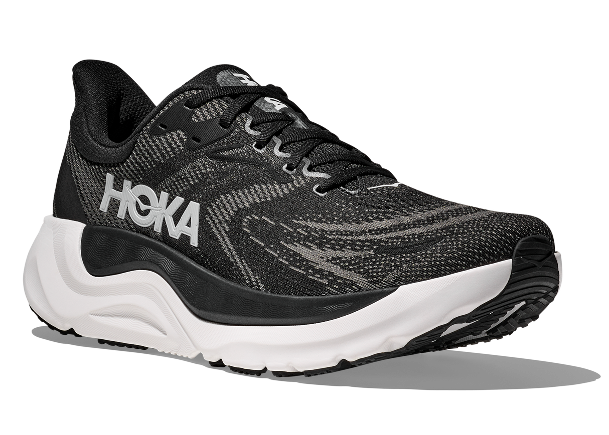Hoka Men's Arahi 8 cushioned road running shoe with mild corrective stability