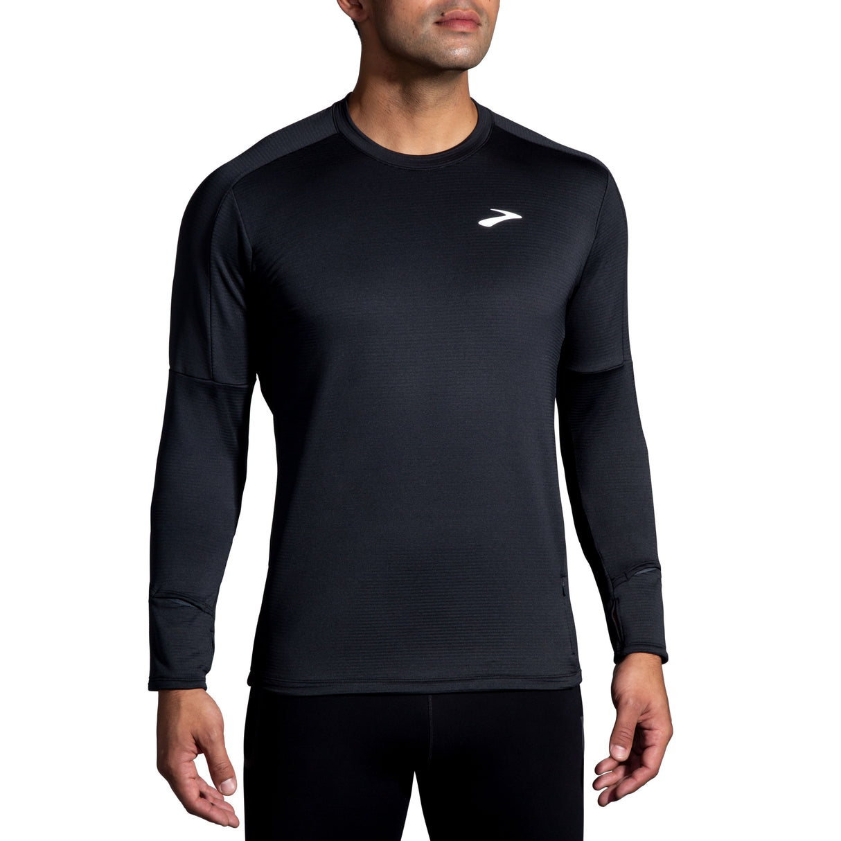Brooks Men's Notch Thermal Long Sleeve 2.0 black running top
