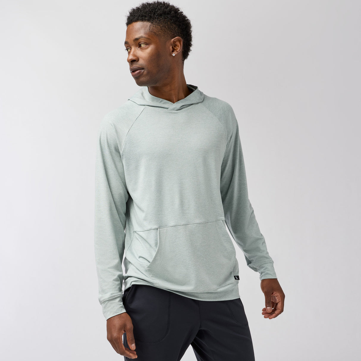 brooks men's luxe hoodie running long sleeve top