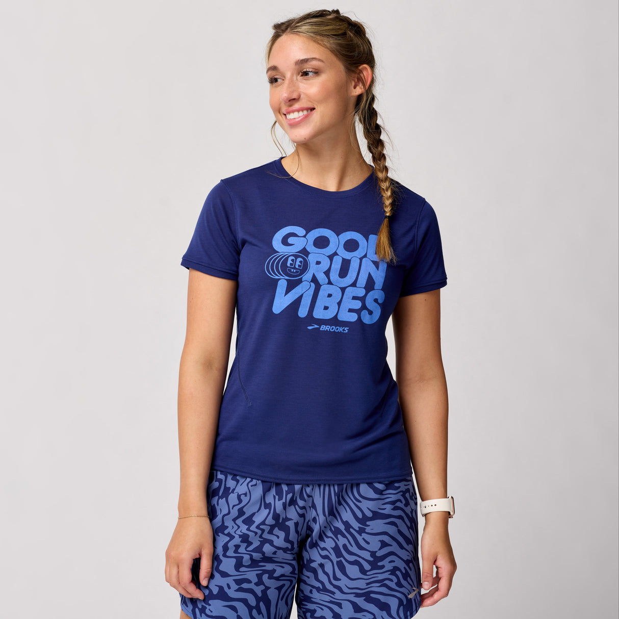 Brooks Women's Distance Short Sleeve 3.0 technical tee for running