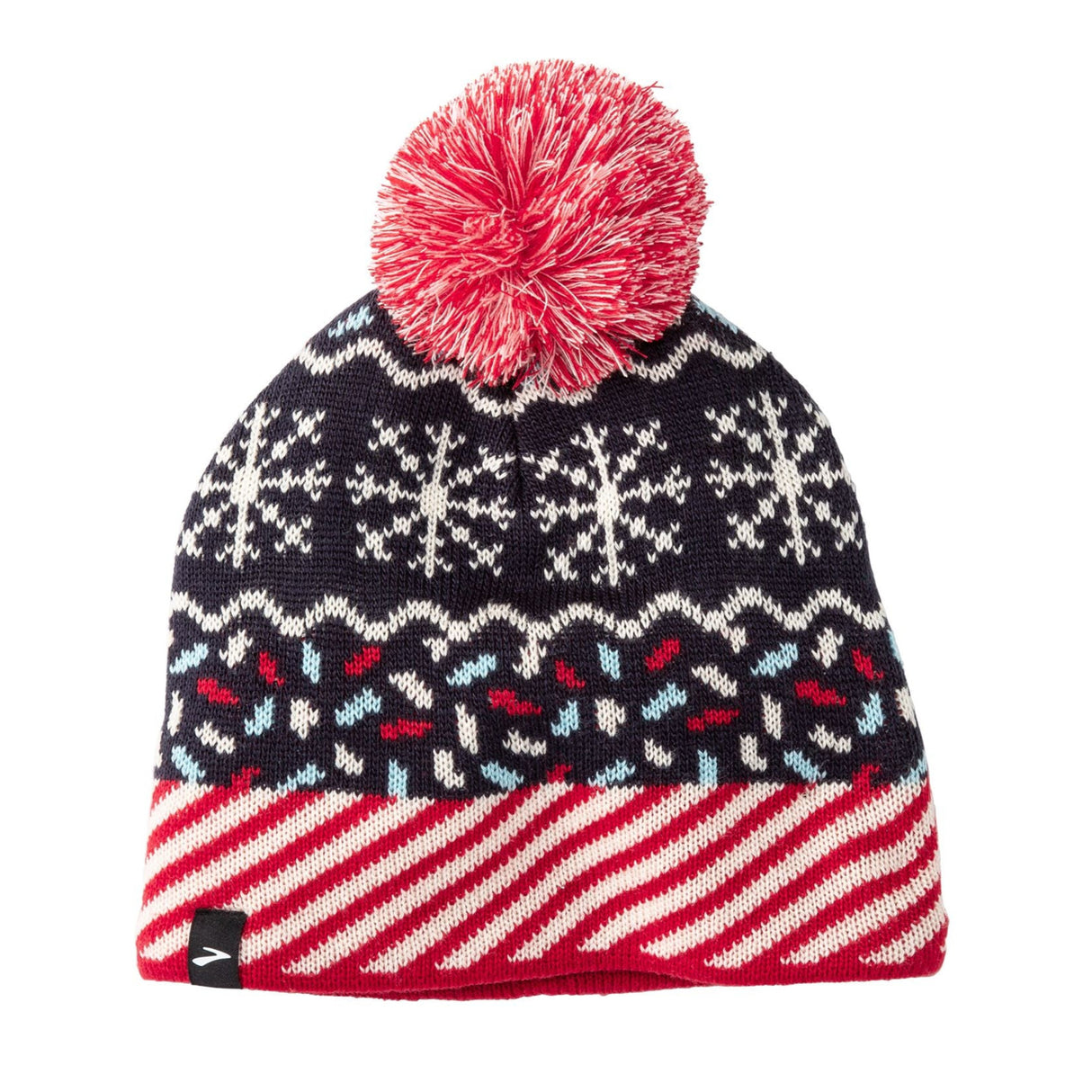 Brooks Heritage Pom Beanie Run Merry