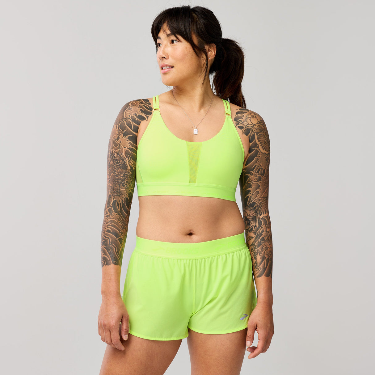 Brooks Plunge 3.0 Sports Bra with moderate compressive support