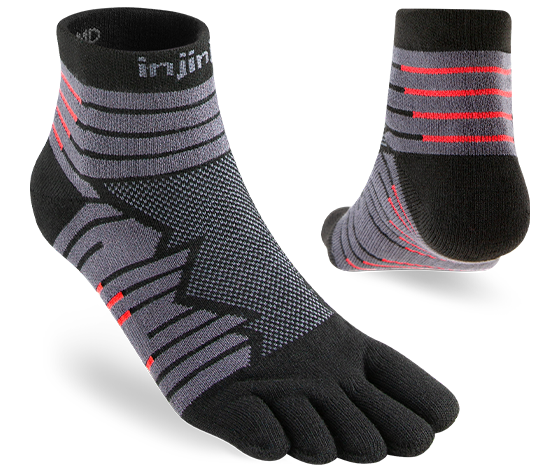 Injinji Ultra Run Mini-Crew Sock with individual toes