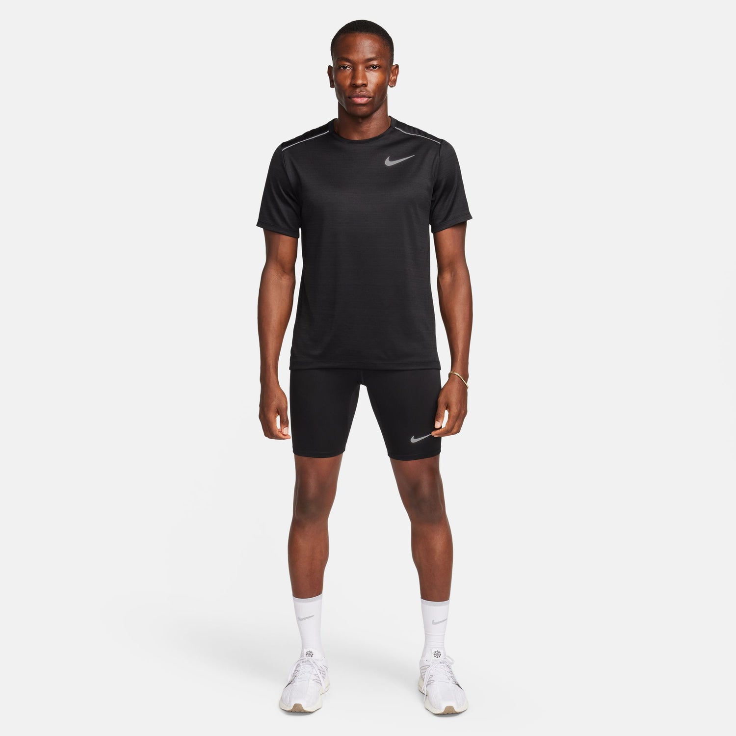 Nike Men's Dri-FIT Brief-Lined Running 1/2-Length Tights