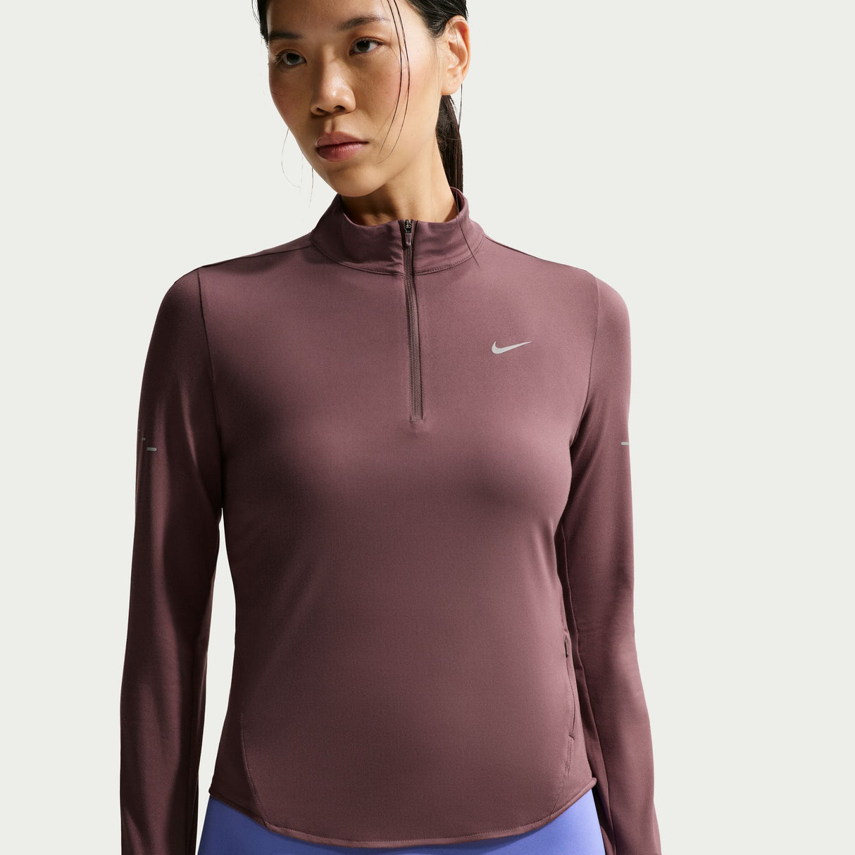 Nike Women's Swift Dri-FIT UV 1/4-Zip Running Top