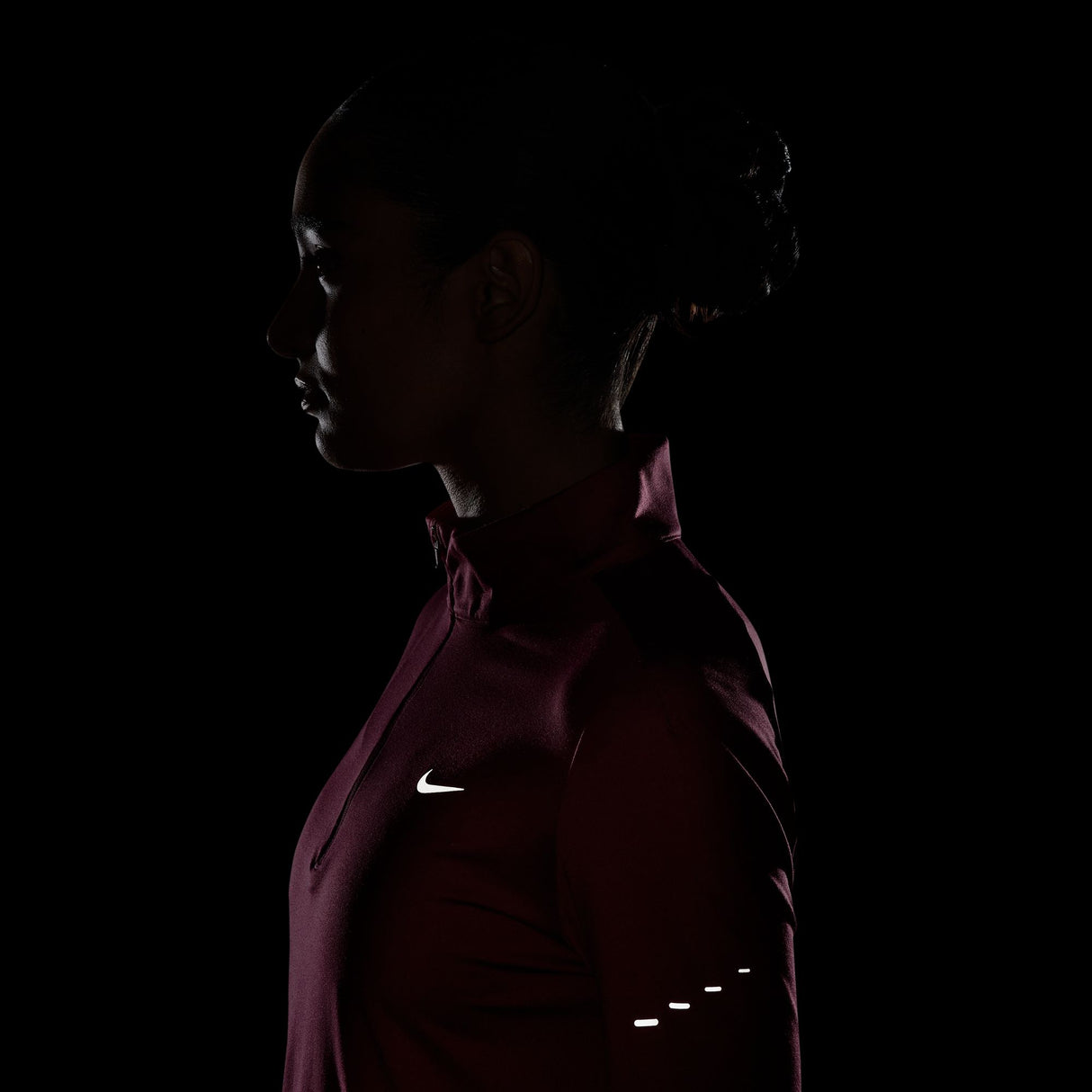 Nike Women's Swift Dri-FIT UV 1/4-Zip Running Top