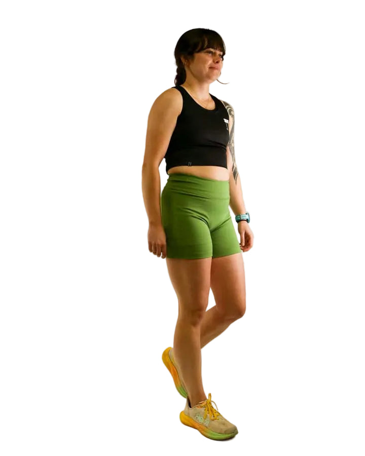 ChicknLegs Women's Fly High-Waisted 5" Biker Shorts