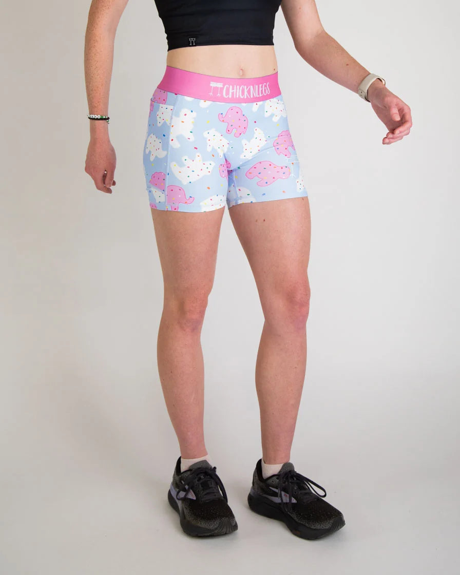 ChicknLegs Women's 3" Compression Shorts