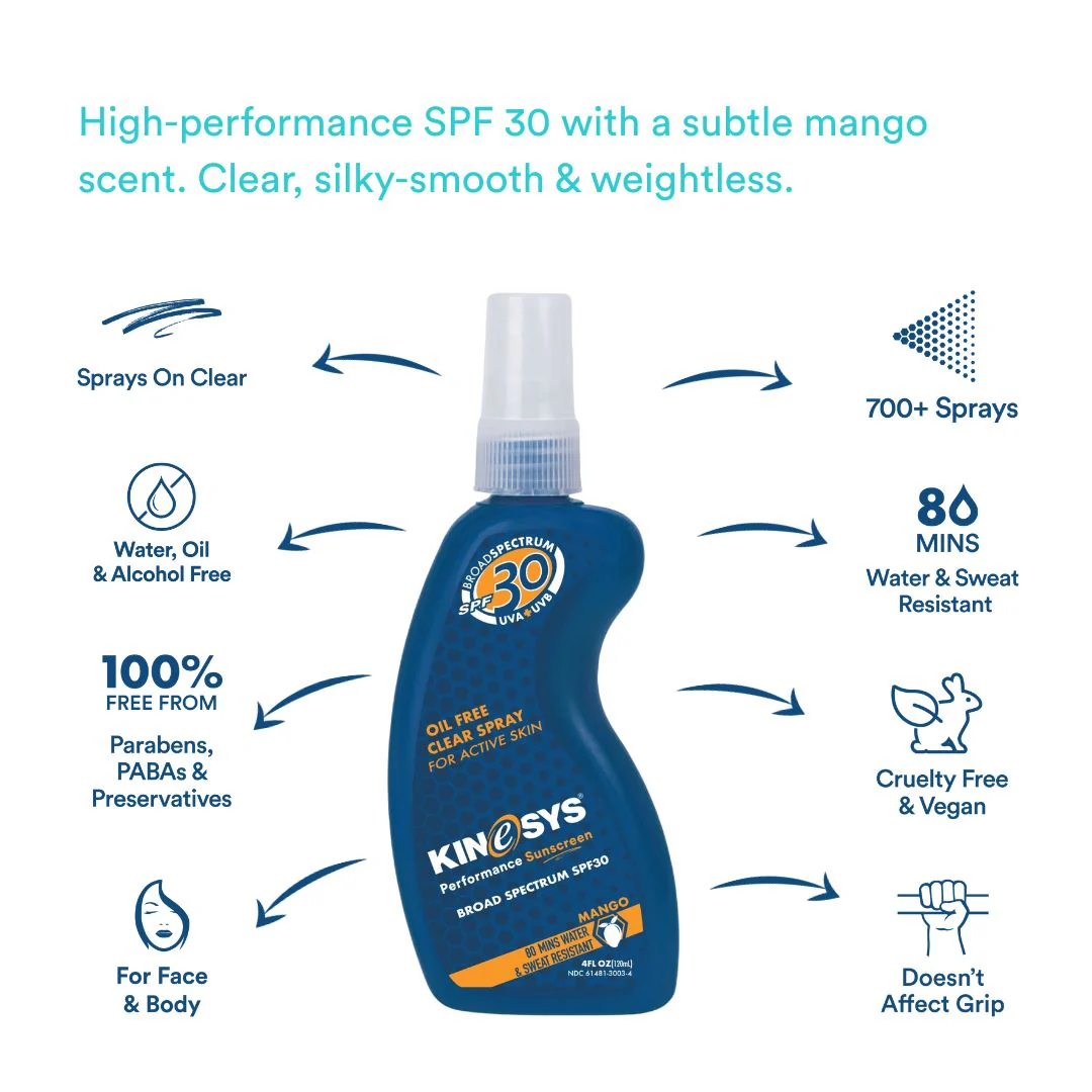 Kinesys SPF30 Mango Spray Sunscreen