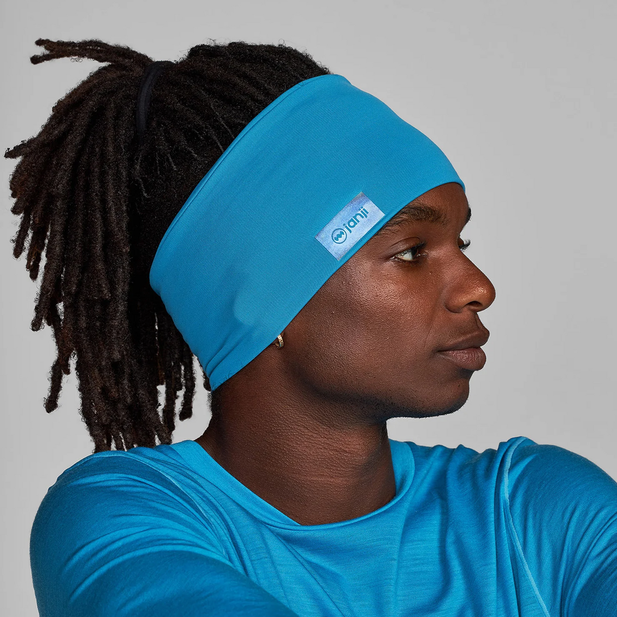 Janji Revo Merino Headband for running and outdoor fitness