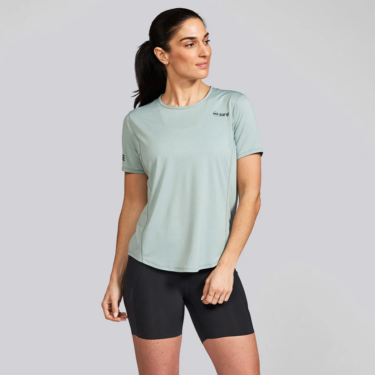 Janji Women's Run All Day T-shirt technical fabric running top