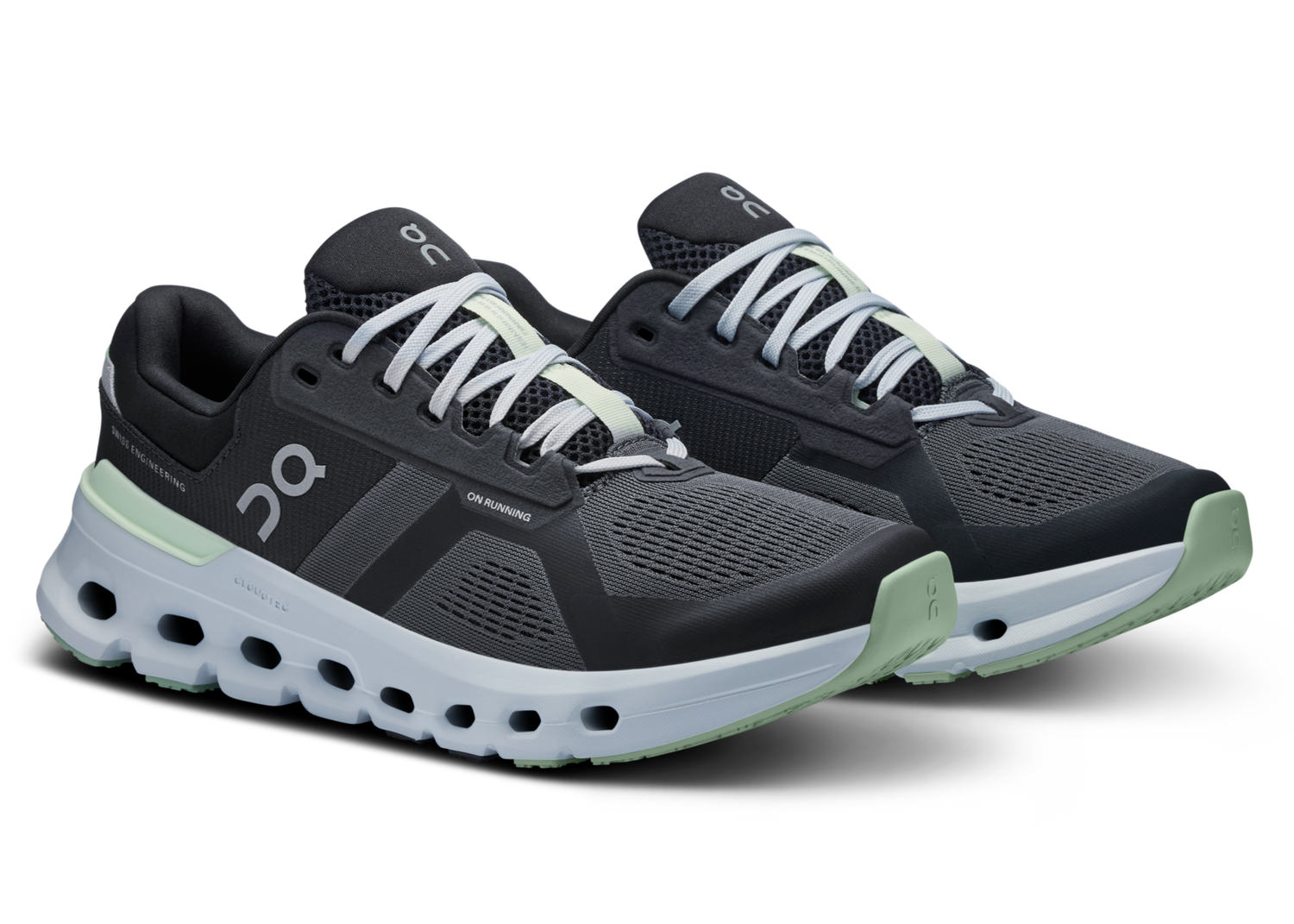 On Women's Cloudrunner 2 lightweight road running shoe with mild stability