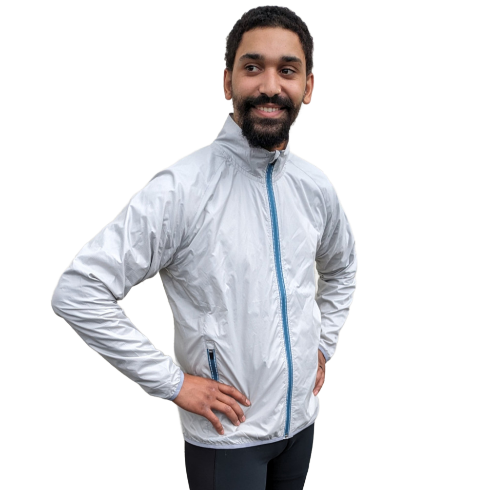 SportHill Men's Buffer Jacket windbreaker and water resistant coat for running