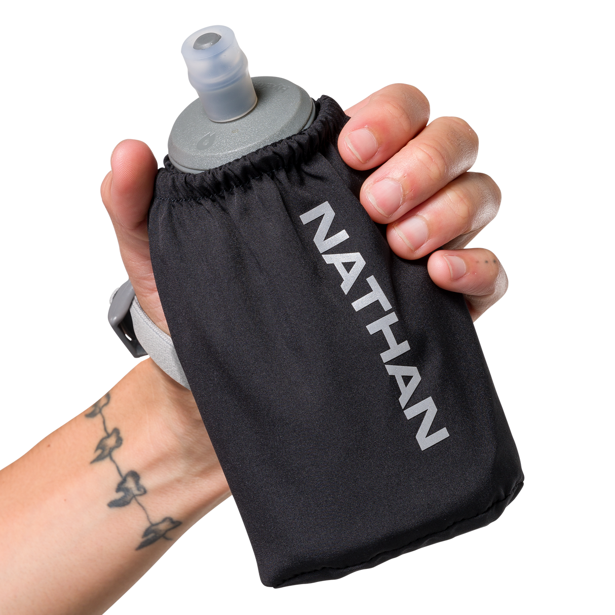 Nathan Pinnacle 18oz Soft Flask handheld water bottle for running