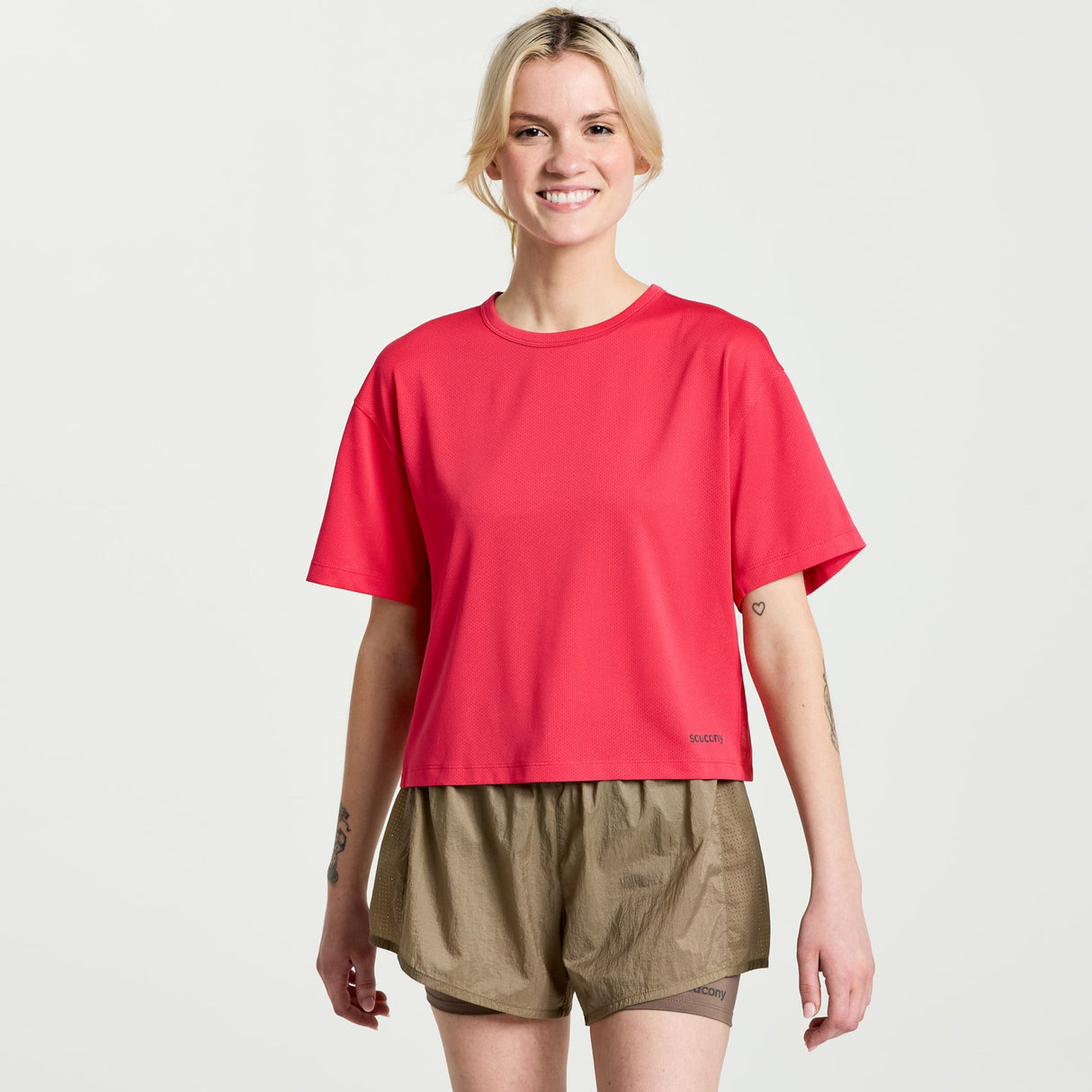 Saucony Women's Elevate Short Sleeve Running Top