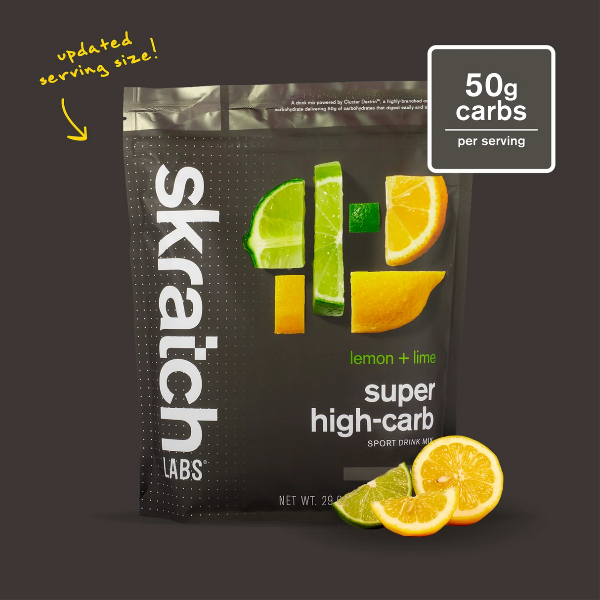 Skratch Labs Super High-Carb Sport Drink Mix Resealable Bag (16 servings)