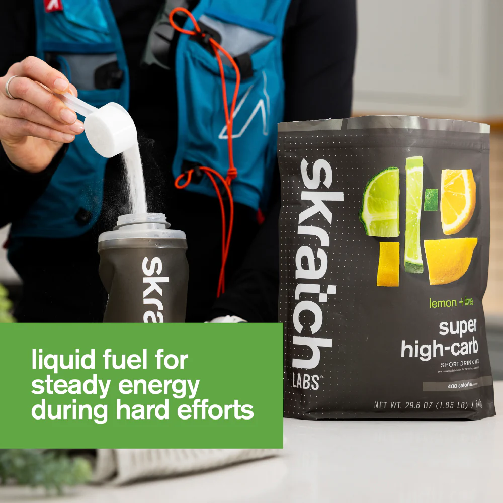 Skratch Labs Super High-Carb Sport Drink Mix Resealable Bag (16 Servings)
