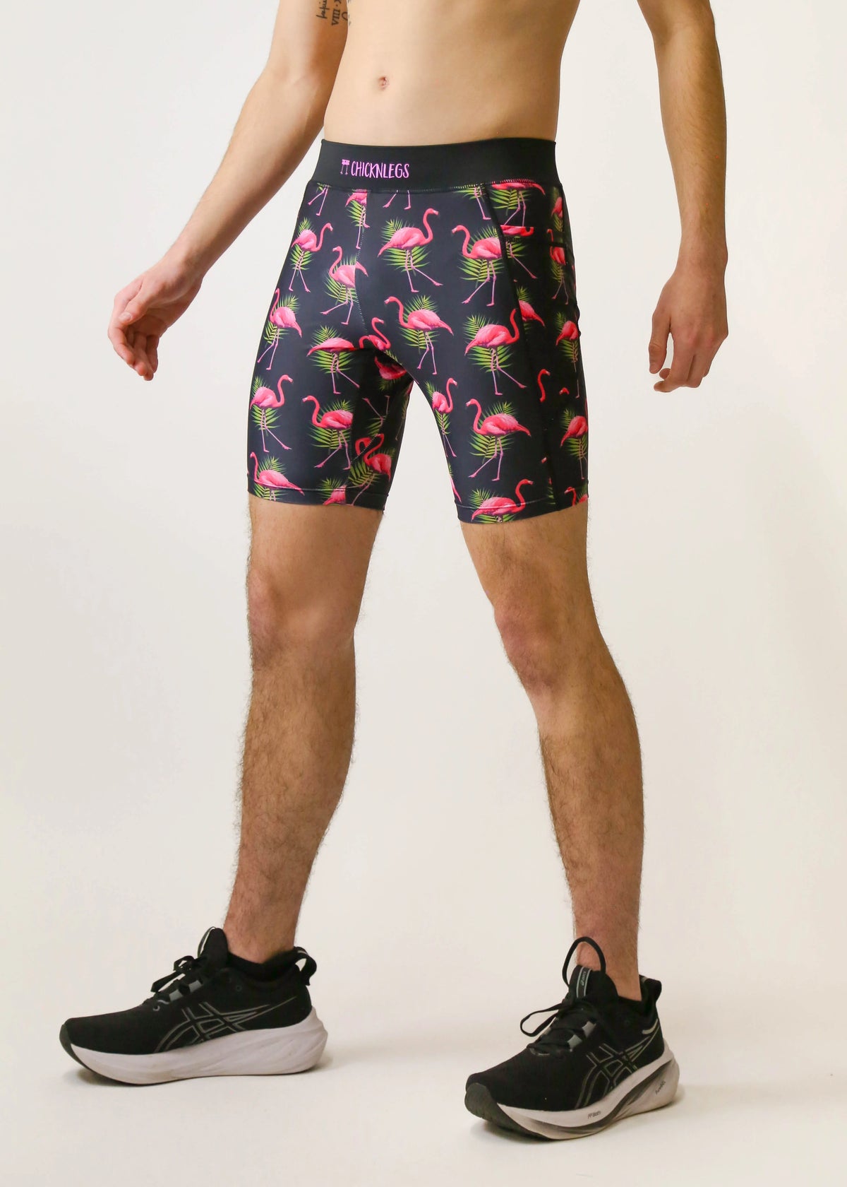 ChicknLegs Men's 8" Half Tight