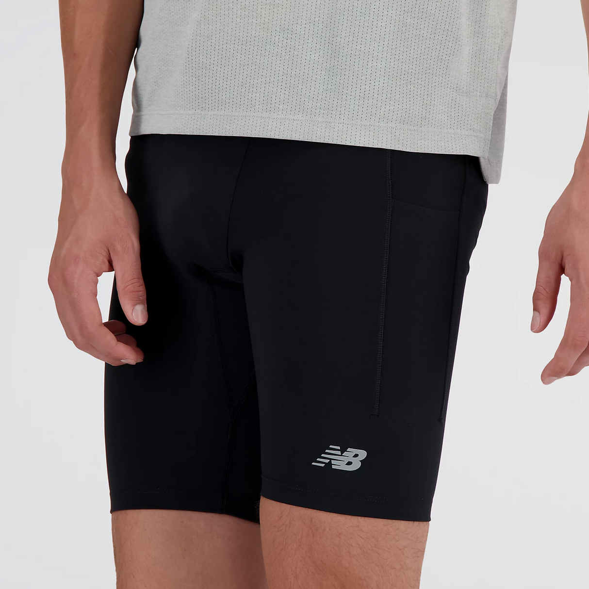 New Balance Men's Sleek Pocket Half Tight 9"