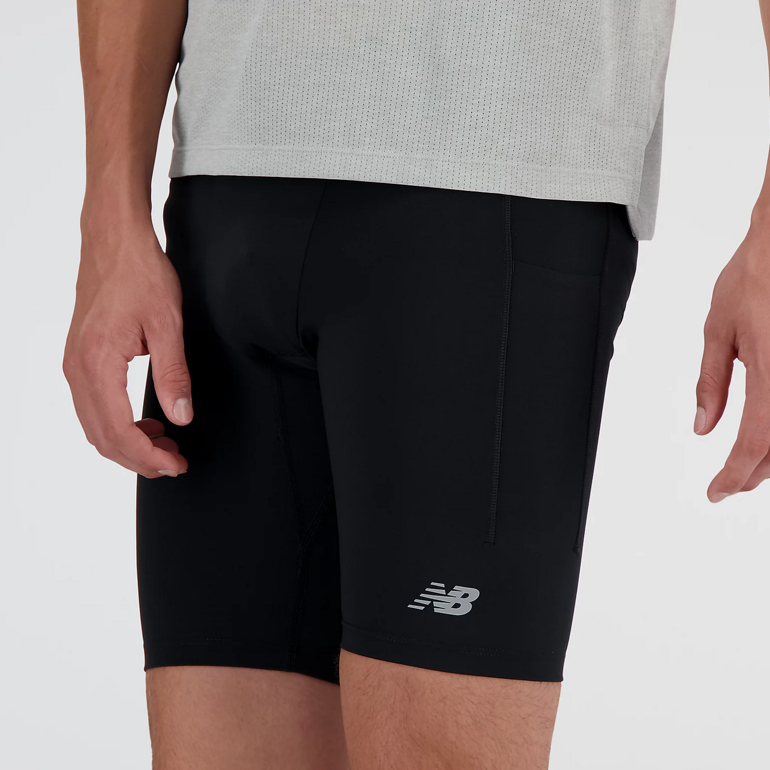 New Balance Men's Sleek Pocket Half Tight 9"