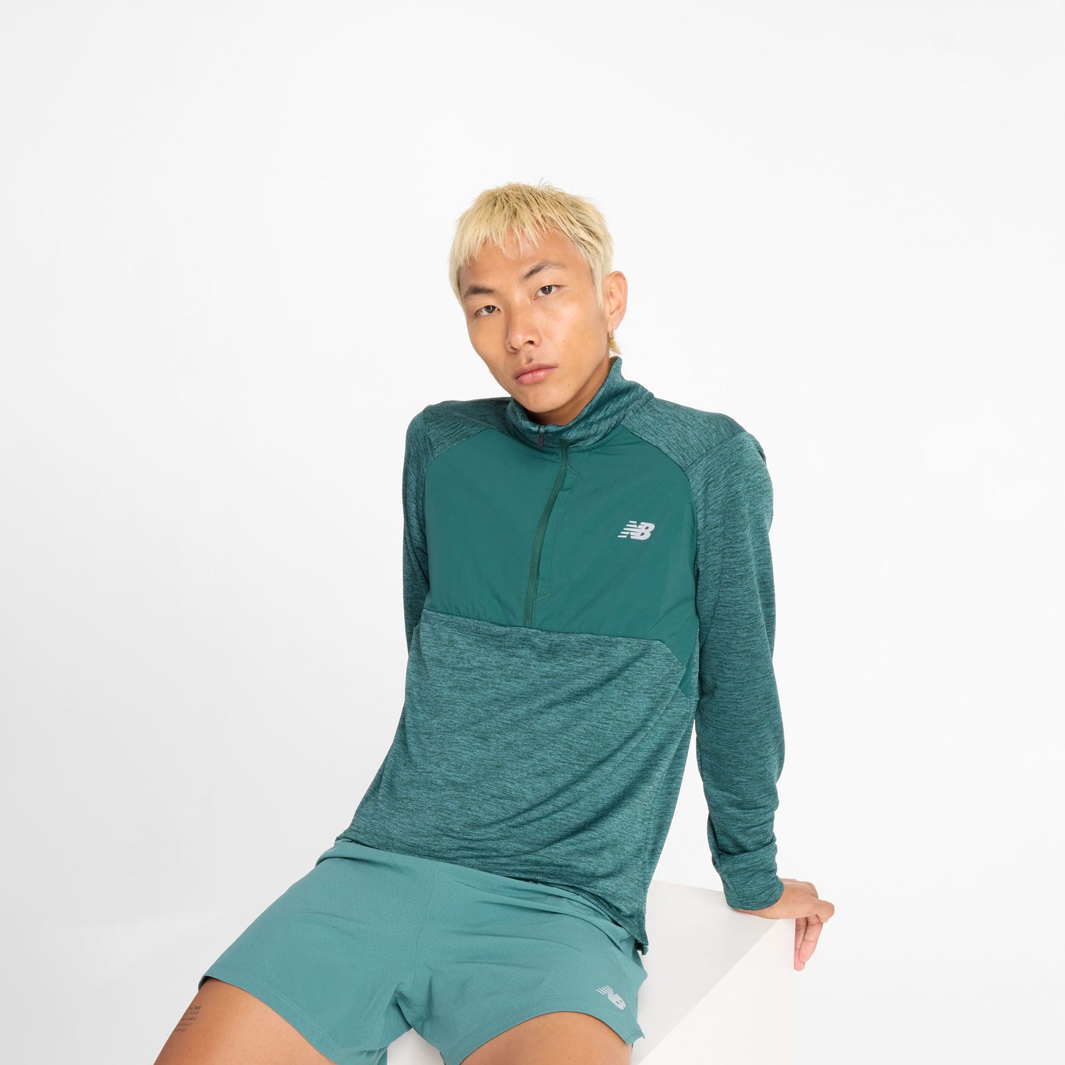 New Balance Men's Athletics Heat Grid 1/2 Zip