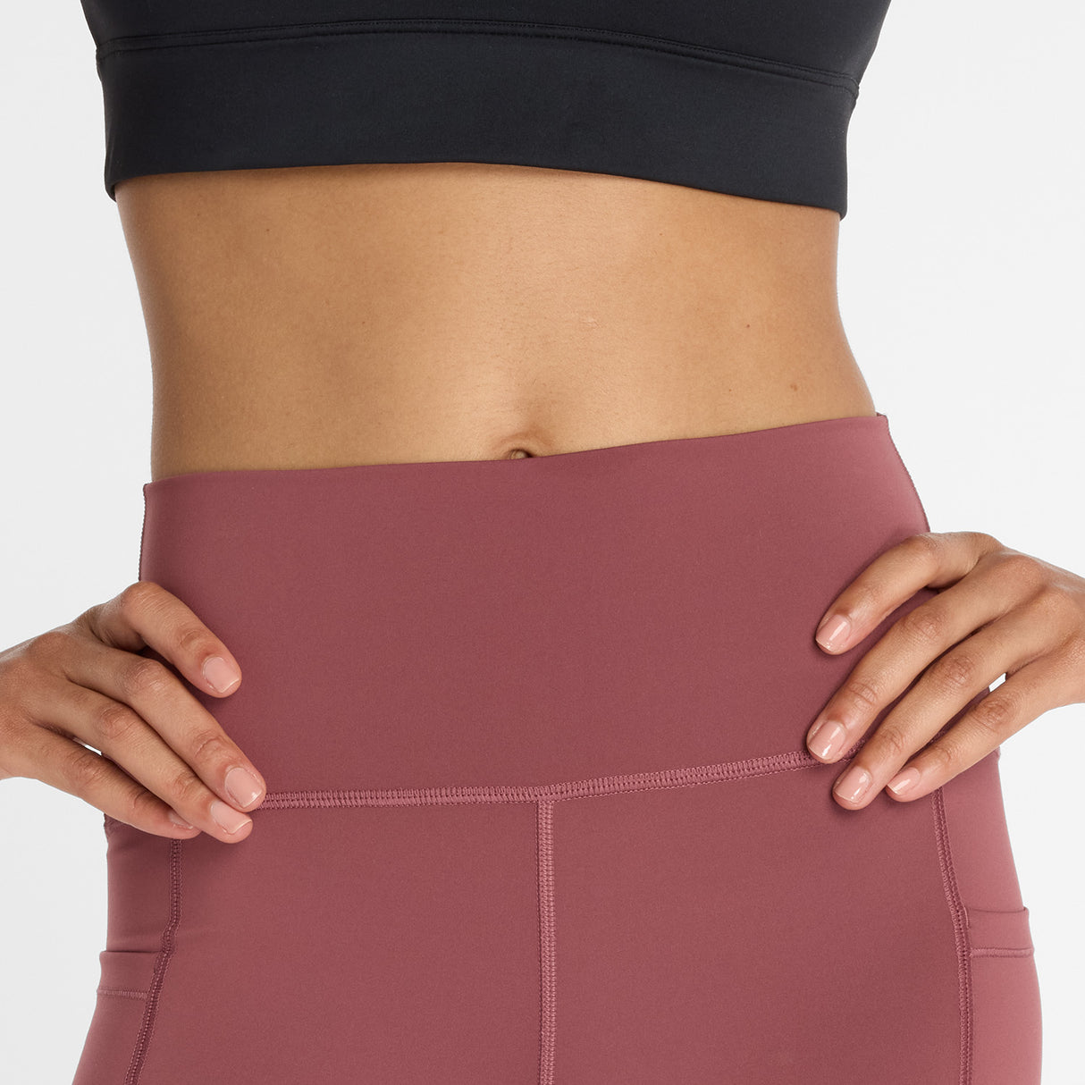 New Balance Women's NB Sleek Pocket High Rise Short 6"