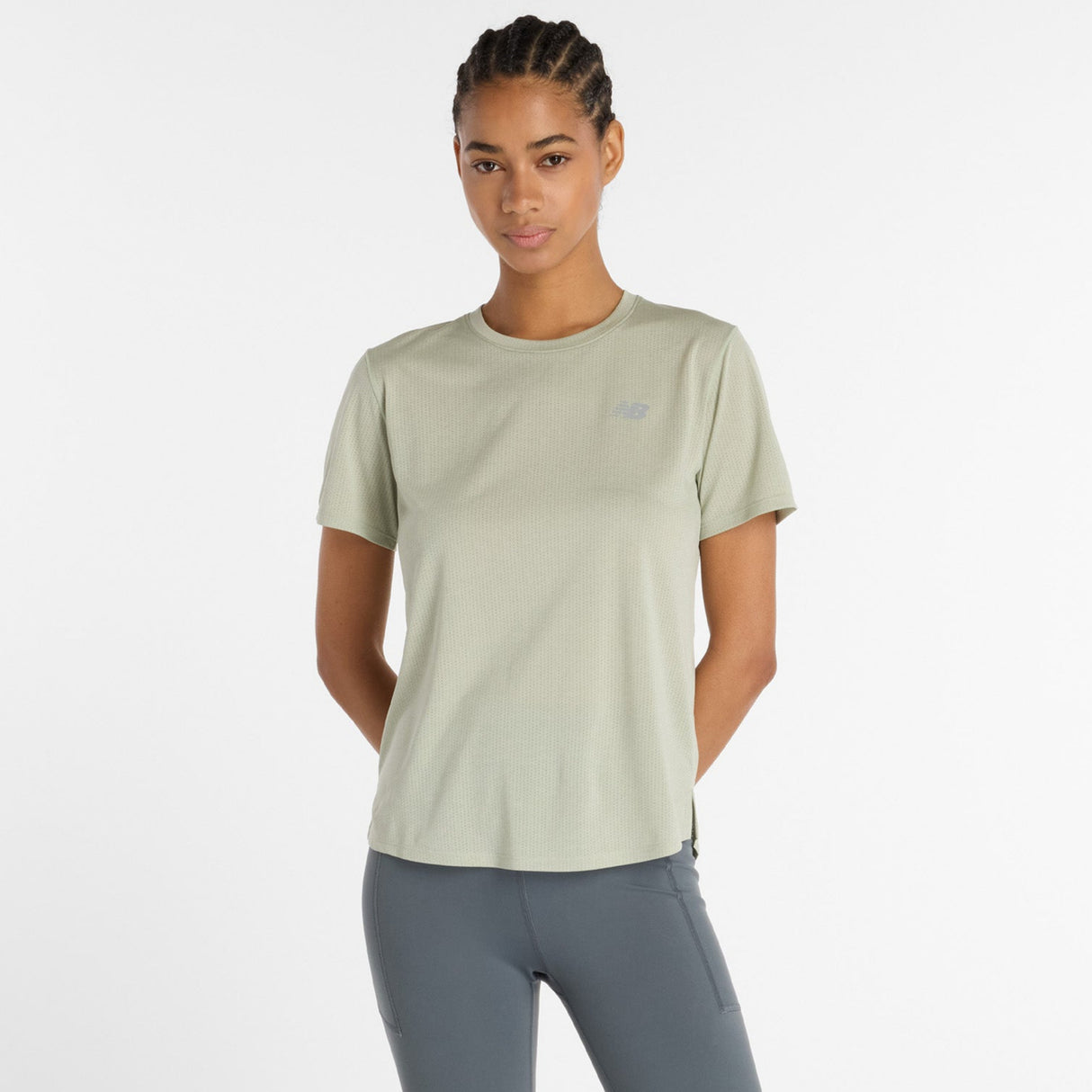 New Balance Women's Athletics T-Shirt lightweight fast-drying workout top