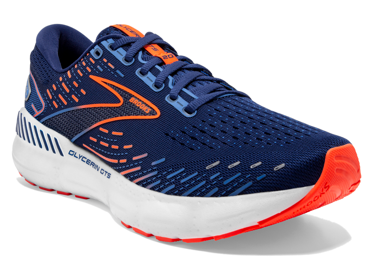 Brooks Men's Glycerin GTS 20 High Cushion Road Running Shoe with Mild Stability