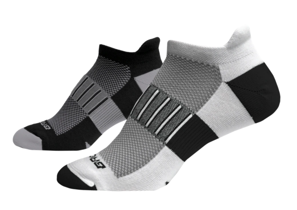 Brooks Ghost Tab Midweight Socks Two-Pack