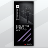 3M Brilliant Iron-On Reflective Strips for Clothing