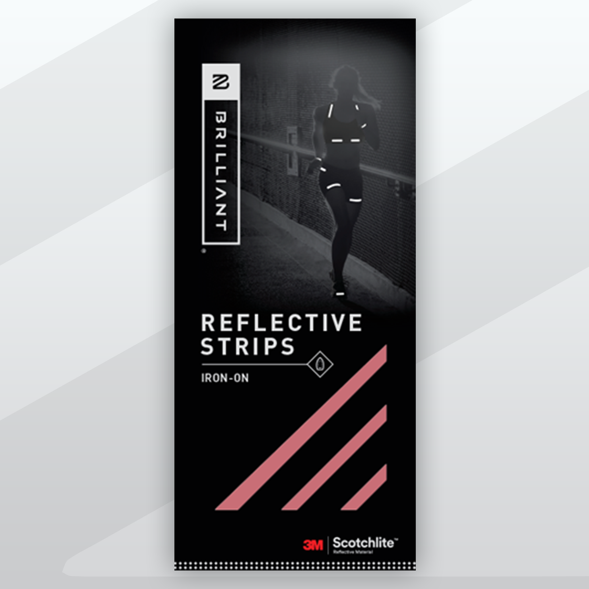 Brilliant Reflective Iron-On Strips