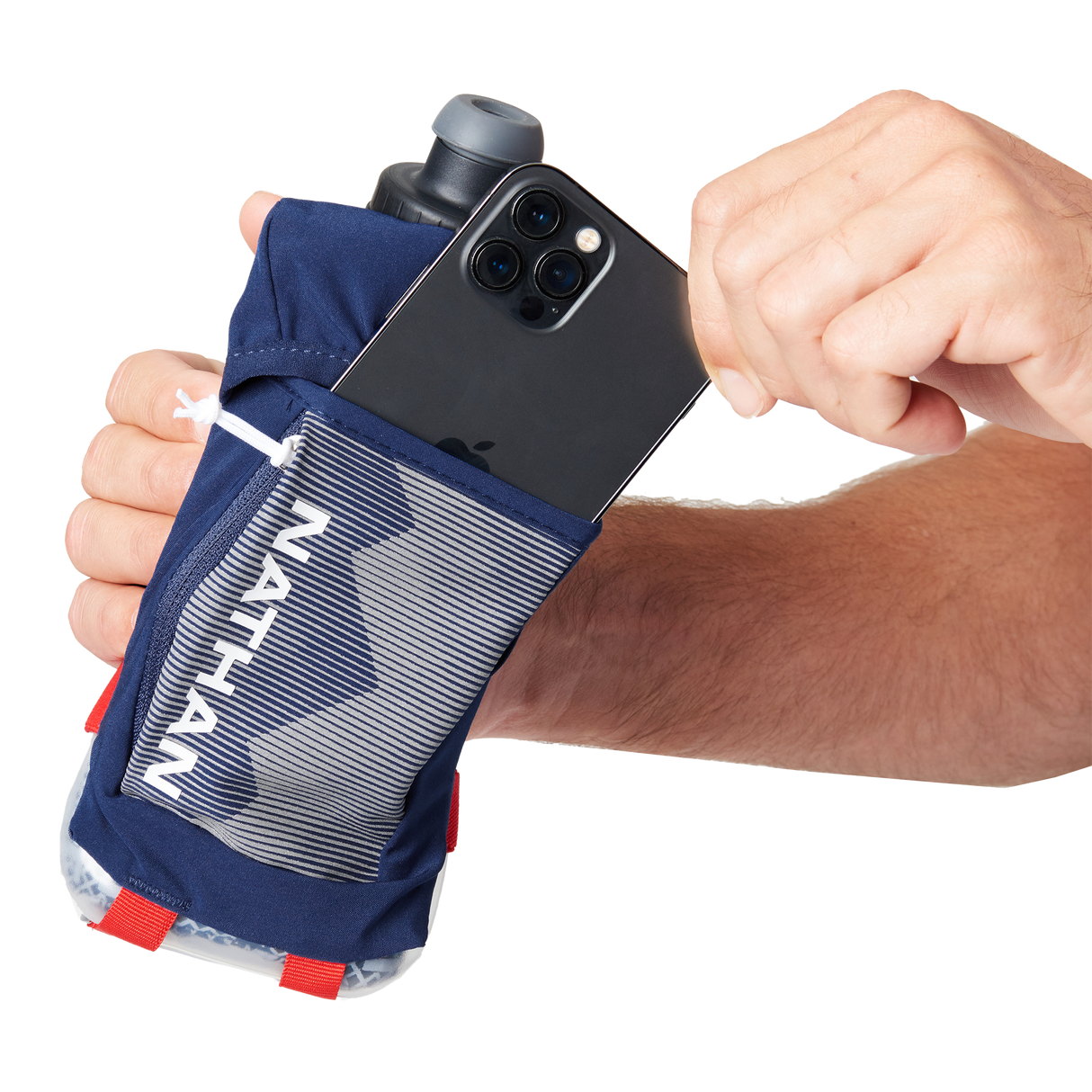 Nathan Quick Squeeze Insulated 18oz Handheld Bottle