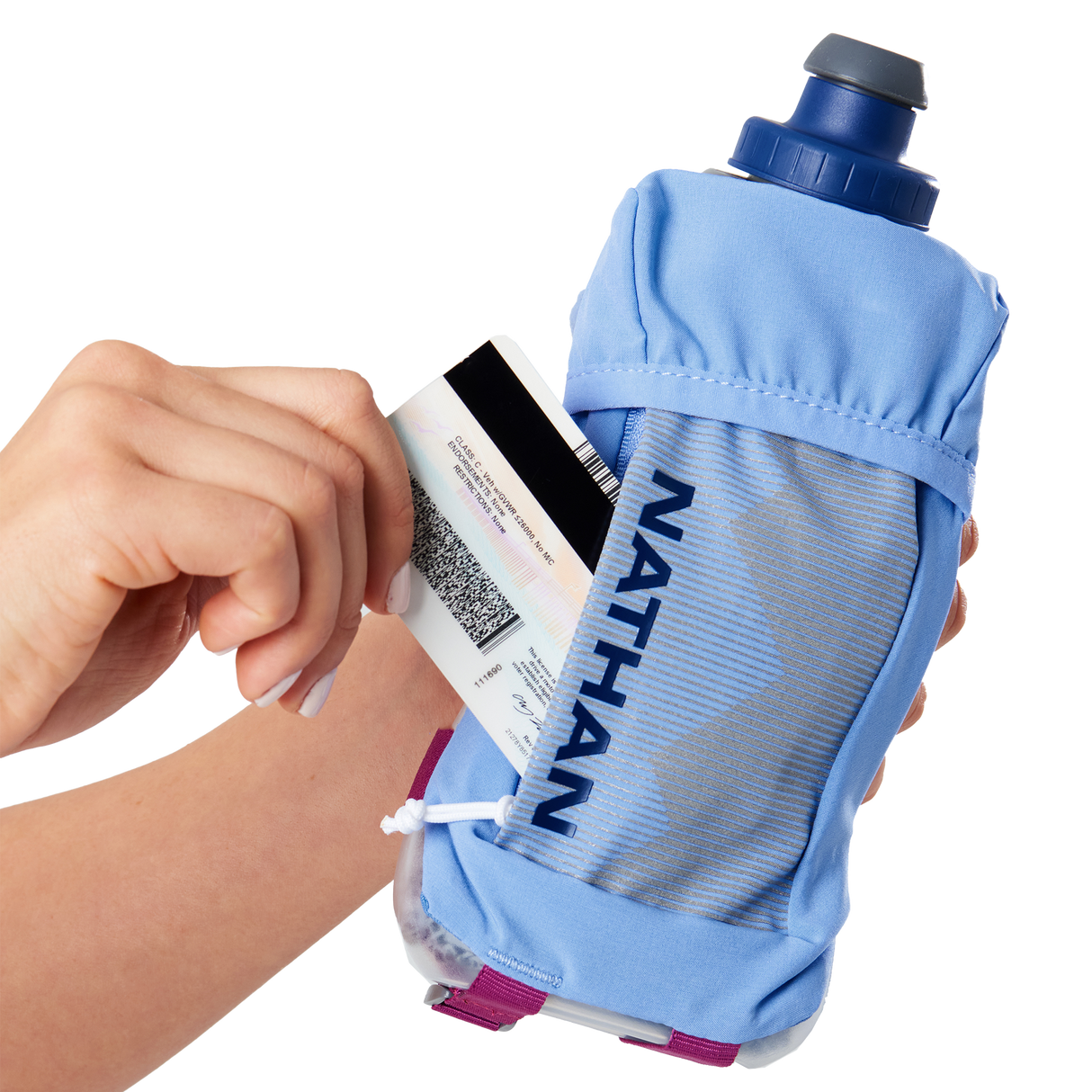 Nathan Quick Squeeze Insulated 18oz Handheld Bottle