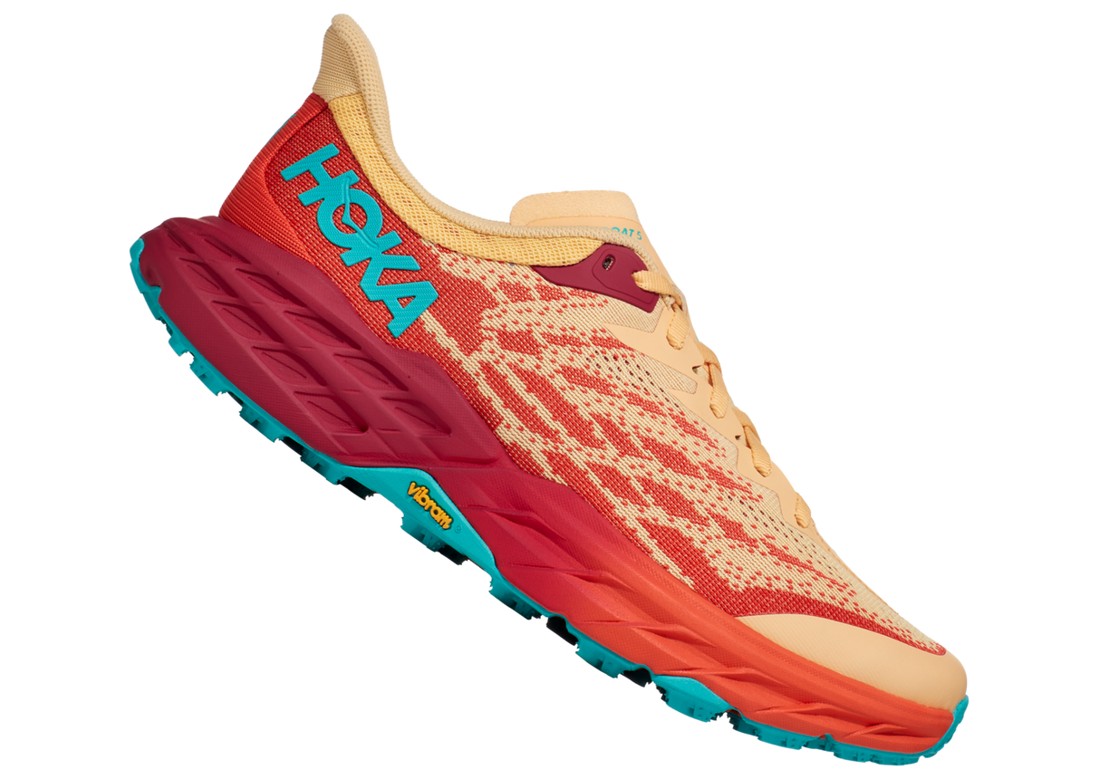 HOKA ONE ONE Women's Speedgoat 5 Trail Running Shoe Impala Flame