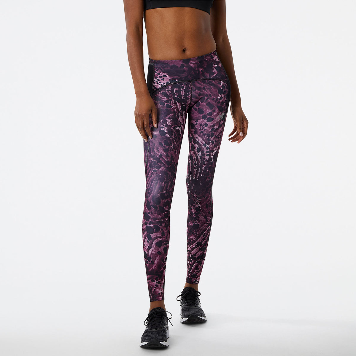 New Balance Women's Piping Tight, Drizzle, M : : Clothing &  Accessories