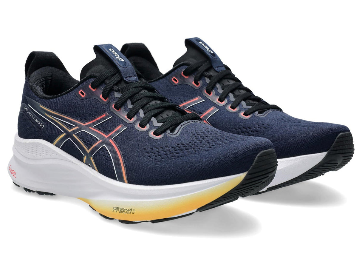 ASICS Men's Gel-Kayano 32 stability road running shoe in navy