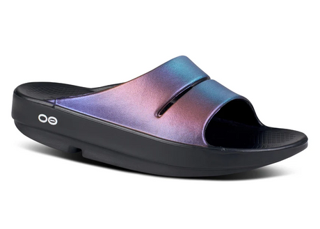 Oofos Ooahh Luxe Slide open toed recovery shoe