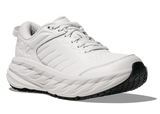 Hoka Women's Bondi Slip Resistant workplace shoe with max cushioning and leather upper
