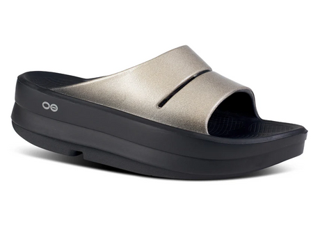 Oofos OOmega OOahh Luxe Slide open-toed recovery shoe