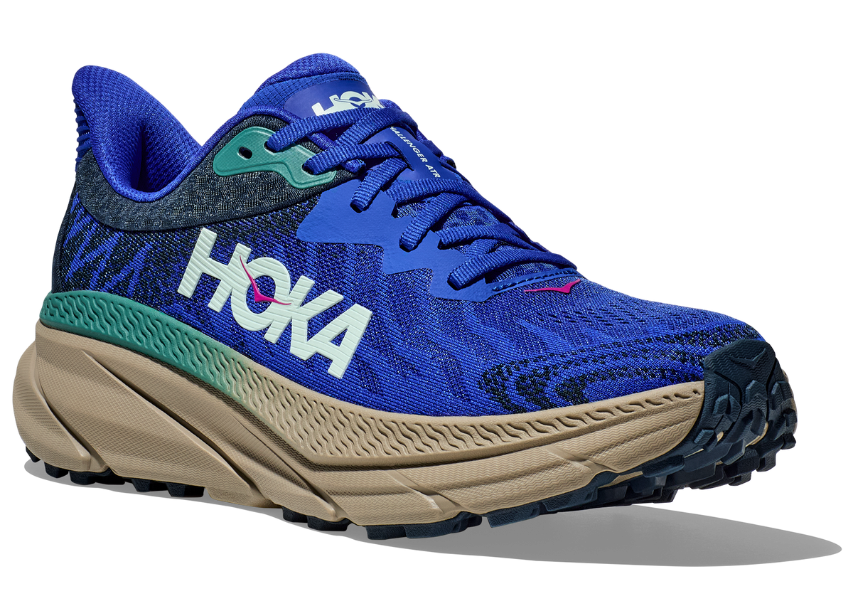 Hoka One One Challenger ATR 7 Mens 11.5 Blue Orange Trail 