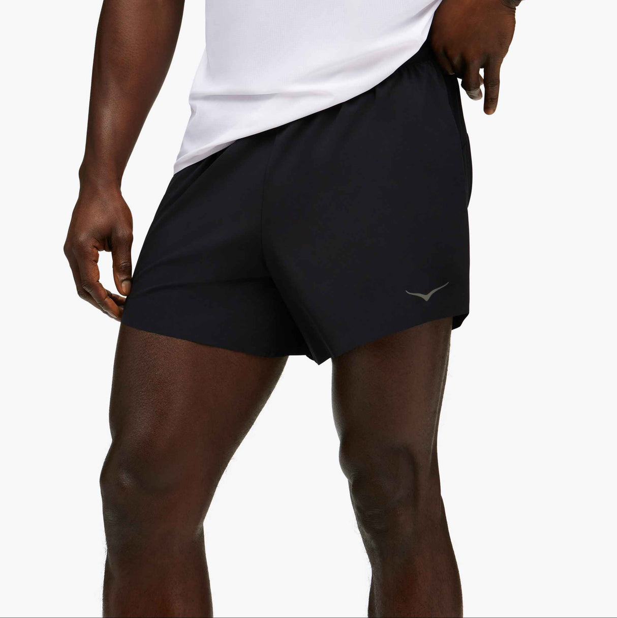 Hoka Men's Glide 5'' Running Short with interior mesh brief liner
