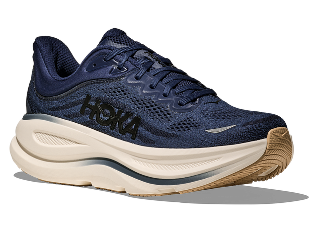 HOKA Men's Bondi 9 neutral cushioned road running and walking shoe