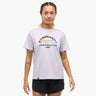 HOKA Women's GlideTech Short Sleeve running top with Global Run Club graphic
