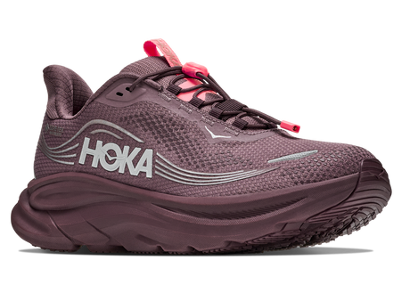 HOKA Women's Clifton 11 GTX Gore-Tex lined waterproof running shoe in mauve