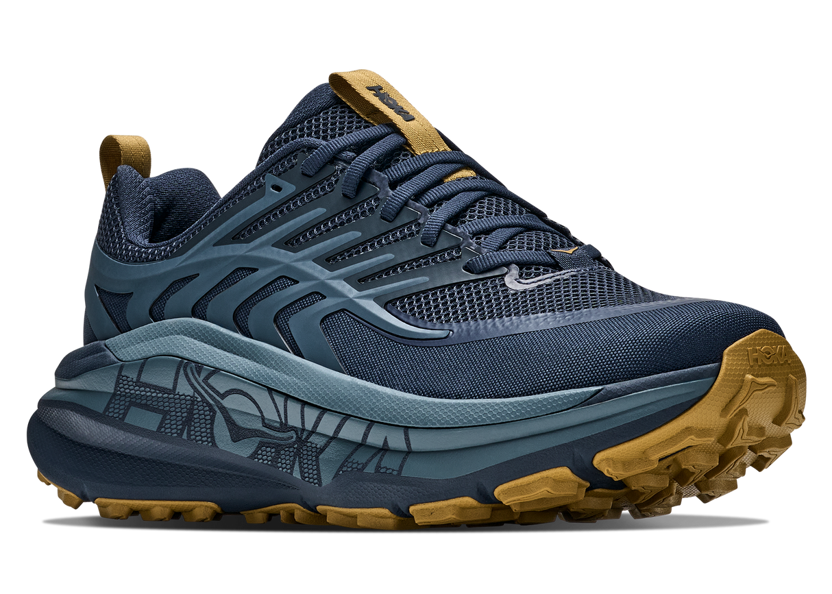 Hoka Men's Stinson 8 trail running shoe with supportive features
