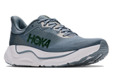HOKA men's Arahi 9 stabilizing road running shoe in washed blue-slate blue color