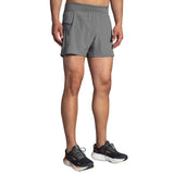 Brooks Men's Sherpa 5" 2-in-1 Short running shorts with internal compression short liner